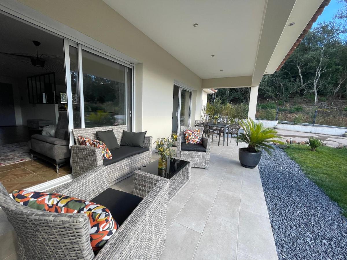 Magnifique Villa Recente Entre Mer Et Montagne Situee Entre Ajaccio Et Porticcio Cauro Exteriör bild