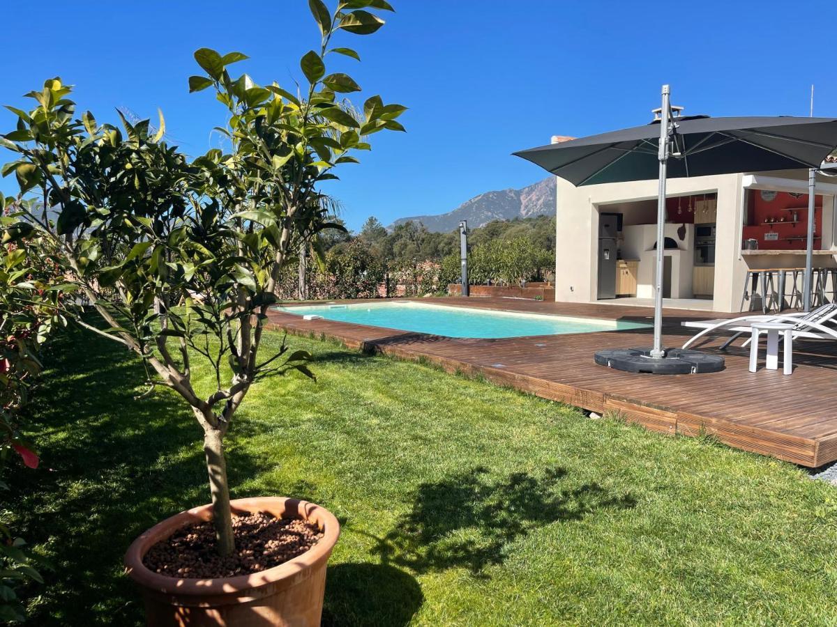 Magnifique Villa Recente Entre Mer Et Montagne Situee Entre Ajaccio Et Porticcio Cauro Exteriör bild