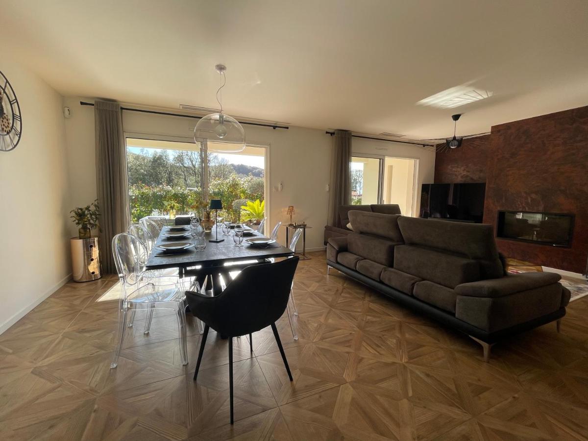 Magnifique Villa Recente Entre Mer Et Montagne Situee Entre Ajaccio Et Porticcio Cauro Exteriör bild
