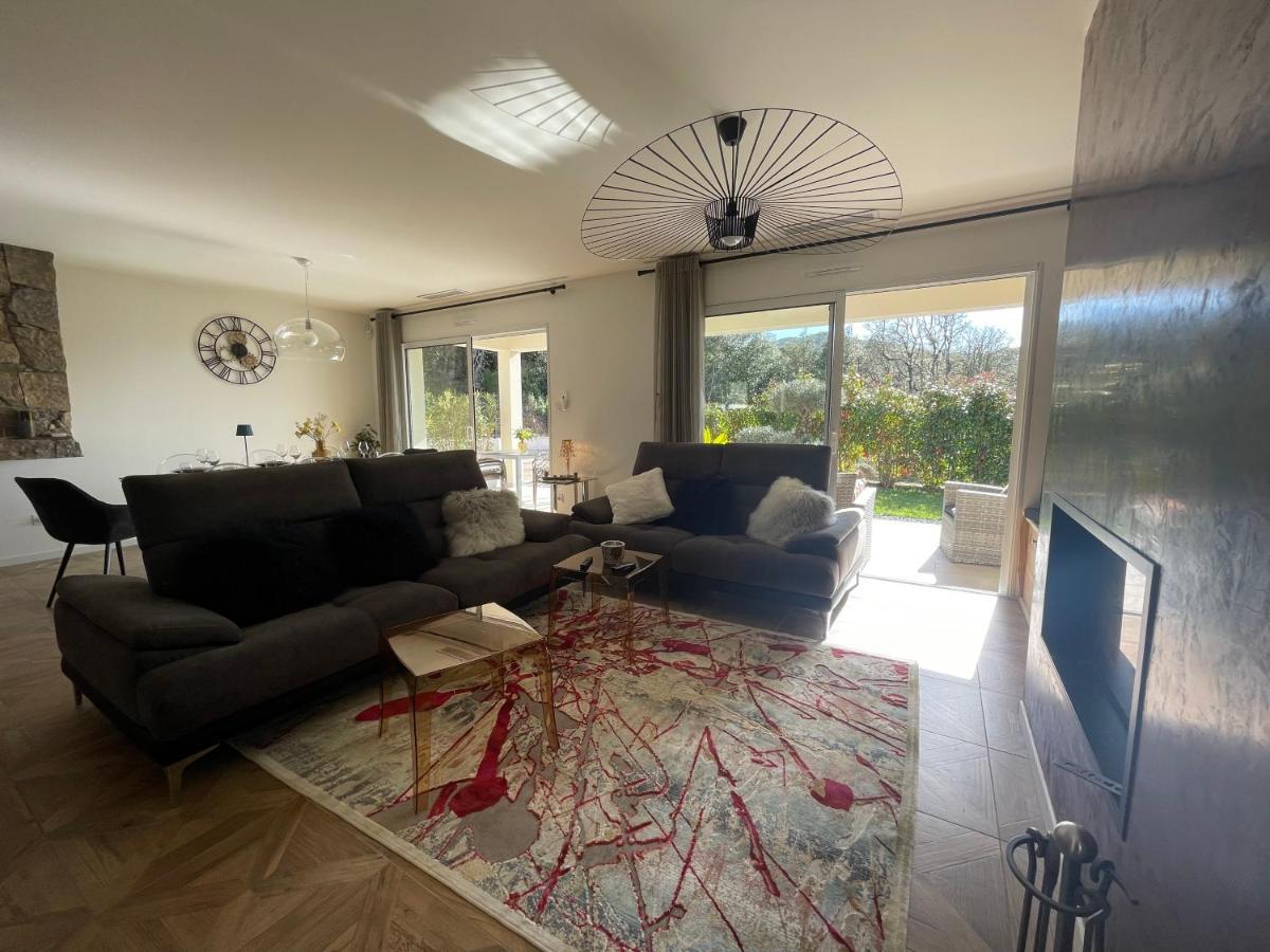 Magnifique Villa Recente Entre Mer Et Montagne Situee Entre Ajaccio Et Porticcio Cauro Exteriör bild
